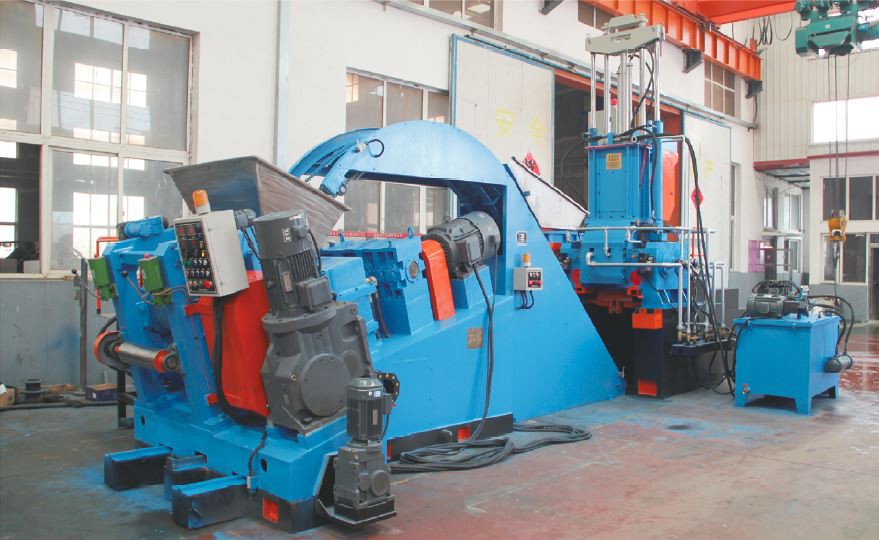 rubber extruder sheet performing machine